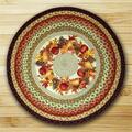 Capitol Earth Rugs Round Patch Rug- Autumn Wreath 66-431AW